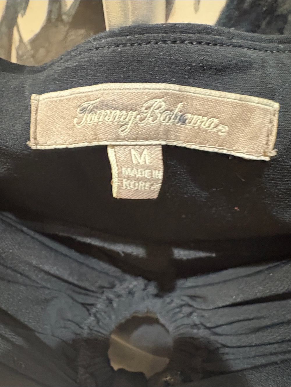 Tommy Bahama Black Draped Halter Maxi Dress - Picture 3 of 3